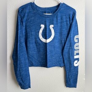 New Era NFL Indianapolis Colts long-sleeve crop top